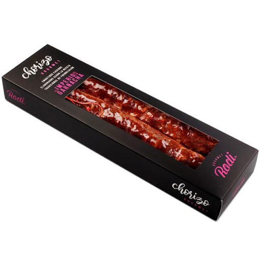 Rodi Gourmet chorizo. Embutidos curados. Garnacha 2 unidades en caja